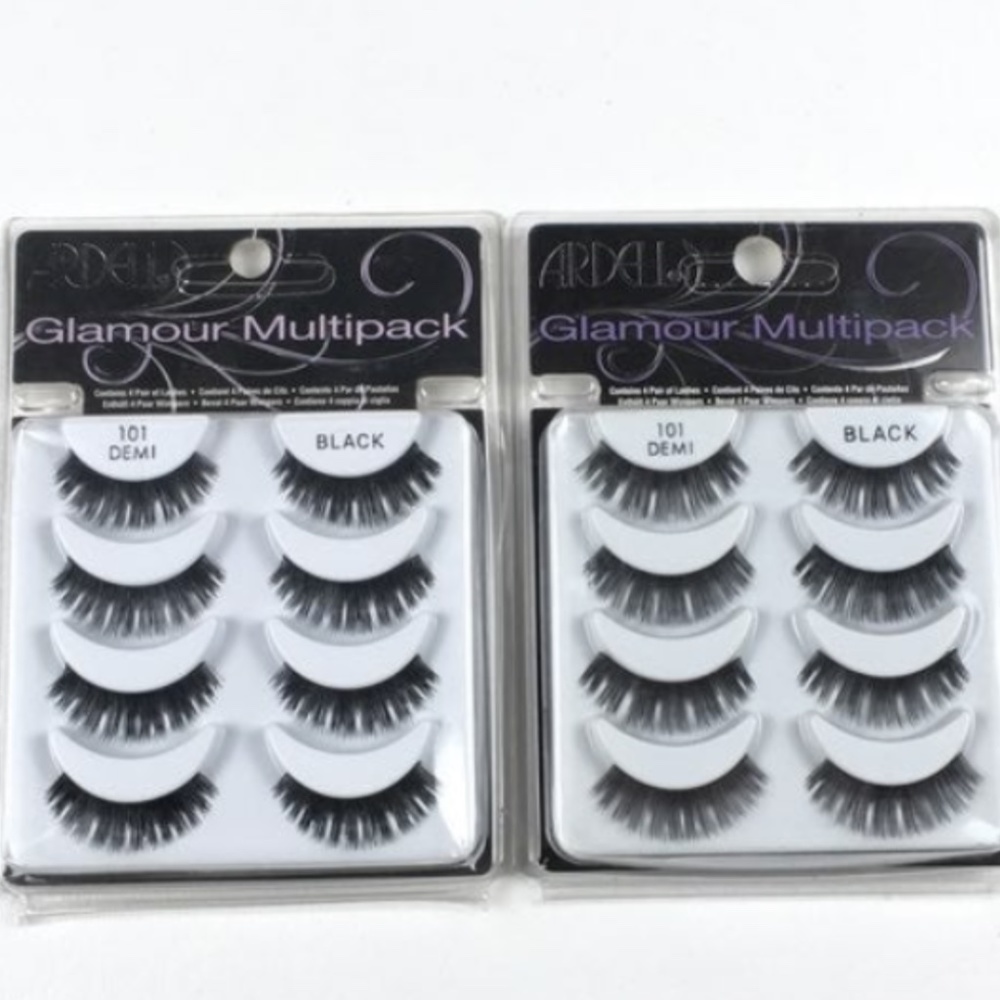 Ardell Glamour 8 Pair Eye Lashes 101 Demi Black